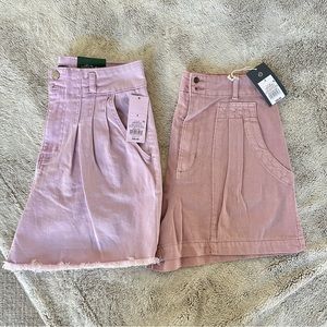 Bundle of 2 Women’s 6 Highest Rise A Line Shorts, Mauve